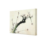 梅花, fleurs de prune de 北斎, Hokusai Impressions Sur Toile