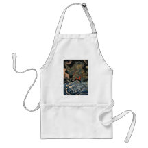 海龍, 国芳, dragon de mer, Kuniyoshi, Ukiyo-e Tablier