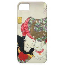 猫が好き, chats d'amour du 芳年 I, Yoshitoshi, Ukiyo-e iPhone 5 Case
