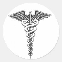 01 médicaux autocollants ronds