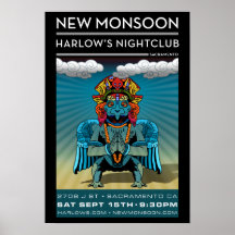 09-15-2012 nouvelle mousson - Harlow - Sacramento, Posters