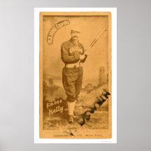 $10000 le Roi Kelly Baseball 1887 Poster