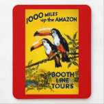 1000 milles vers le haut de l'affiche vintage de v tapis de souris