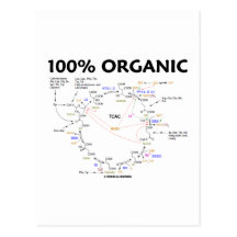 100% organique (cycle d'acide citrique - cycle de  carte postale