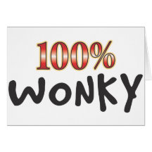 100 pour cent chancelants carte de vœux
