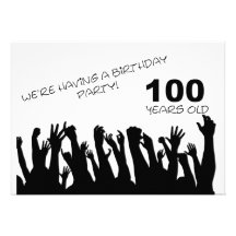 100th invitation de partie avec les foules encoura