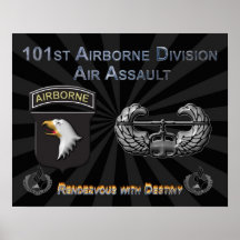 101st Division Aéroportée Poster