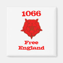 1066 - L'Angleterre libre Aimant Pour Réfrigérateur