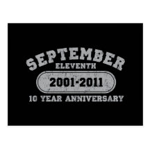 11 septembre - anniversaire 2011 cartes postales