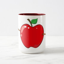 12935_RF_Clipart_Illustration_Arrow APPLE ROUGE AR Mugs