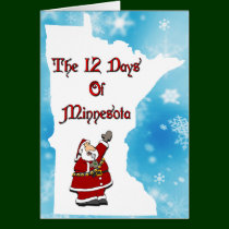 12 jours de carte du Minnesota cartes