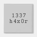 1337 h4ck3r aimants pour réfrigérateur