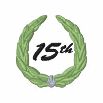 15 ans polos brodés