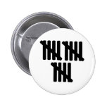 15ème anniversaire badges avec agrafe