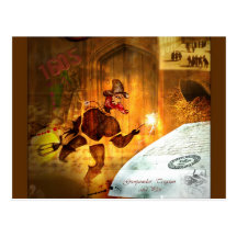 1605 - Le complot de poudre (détail) Carte Postale