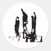 16 octobre 1968 Mexico Adhésif Rond