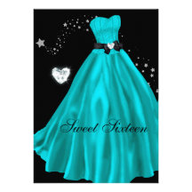 16ème fête d'anniversaire de SWEET SIXTEEN Invitation
