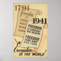 1791 - Liberté de parole. Poster
