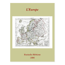 1806 carte - L'Europe Cartes Postales