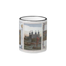 1840's vintages de tour de l'Angleterre Londres Tasse