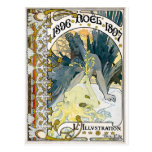1896 NOEL Alphonse 1897 Maria Mucha Carte Postale