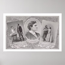 1897 publicité - BROADWAY - théâtre de salle de co Posters