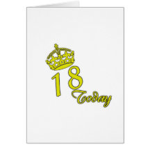 18 Today. Birthday Cards