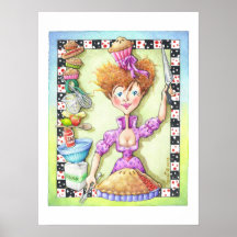 18"X24" POSTER - QUEEN OF TARTS