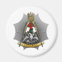18ème Degré : Chevalier du rose Croix Aimant Pour Réfrigérateur