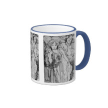 ~ 1904 d'Alphones Mucha de ~ d'amitié Tasse À Café