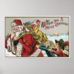 1906 le beau Père noël célèbre Posters