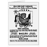 1920 voitures d'enfant tubulaires Augusta GA Cartes De Vœux