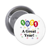 1951 un anniversaire de grande année pin's