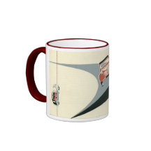 1954 2cv rétros tasse à café