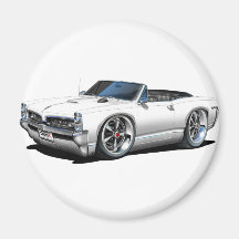 1966/67 convertible blanc de GTO Aimants Pour Réfrigérateur
