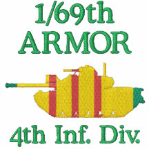 1/69th Chemise brodée parSide du Vietnam d'armure
