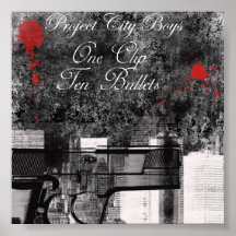 1 affiche 1 de balles de l'agrafe 10