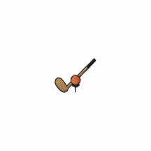 1" club, boule et pièce en t