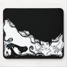 #1 noir tapis de souris