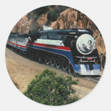 1 train américain de liberté (PS) 4449, le Cap Hor Adhésifs Ronds