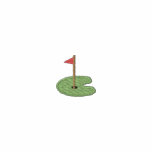 1" vert de golf