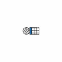 1" volleyball polo avec broderie