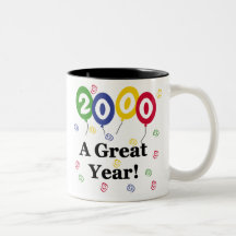 2000 un anniversaire de grande année tasse