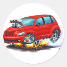 2008-10 voiture de rouge de croiseur de pinte adhésif rond