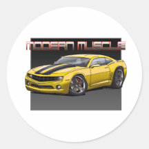 2010_Camaro_Yellow Autocollants