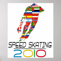 2010 : Patinage de vitesse Affiche