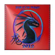 2012- Année du dragon. Tuiles Carreau En Céramique