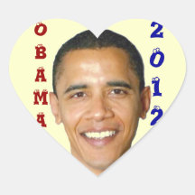 2012 BARACK OBAMA_ AUTOCOLLANT