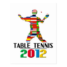 2012 : Ping-pong Cartes Postales