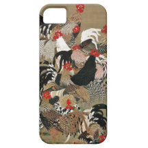 20. 群鶏図, troupeau de 若冲 des coqs, Jakuchū, art du  Coque Case-Mate iPhone 5